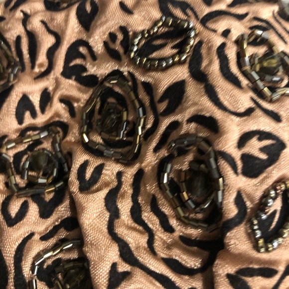 Evening bag (boutique) - black and champagne gold - Picture 4 of 6